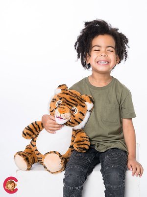 Custom Embroidered Tiger Cubbie - Signature Tiger