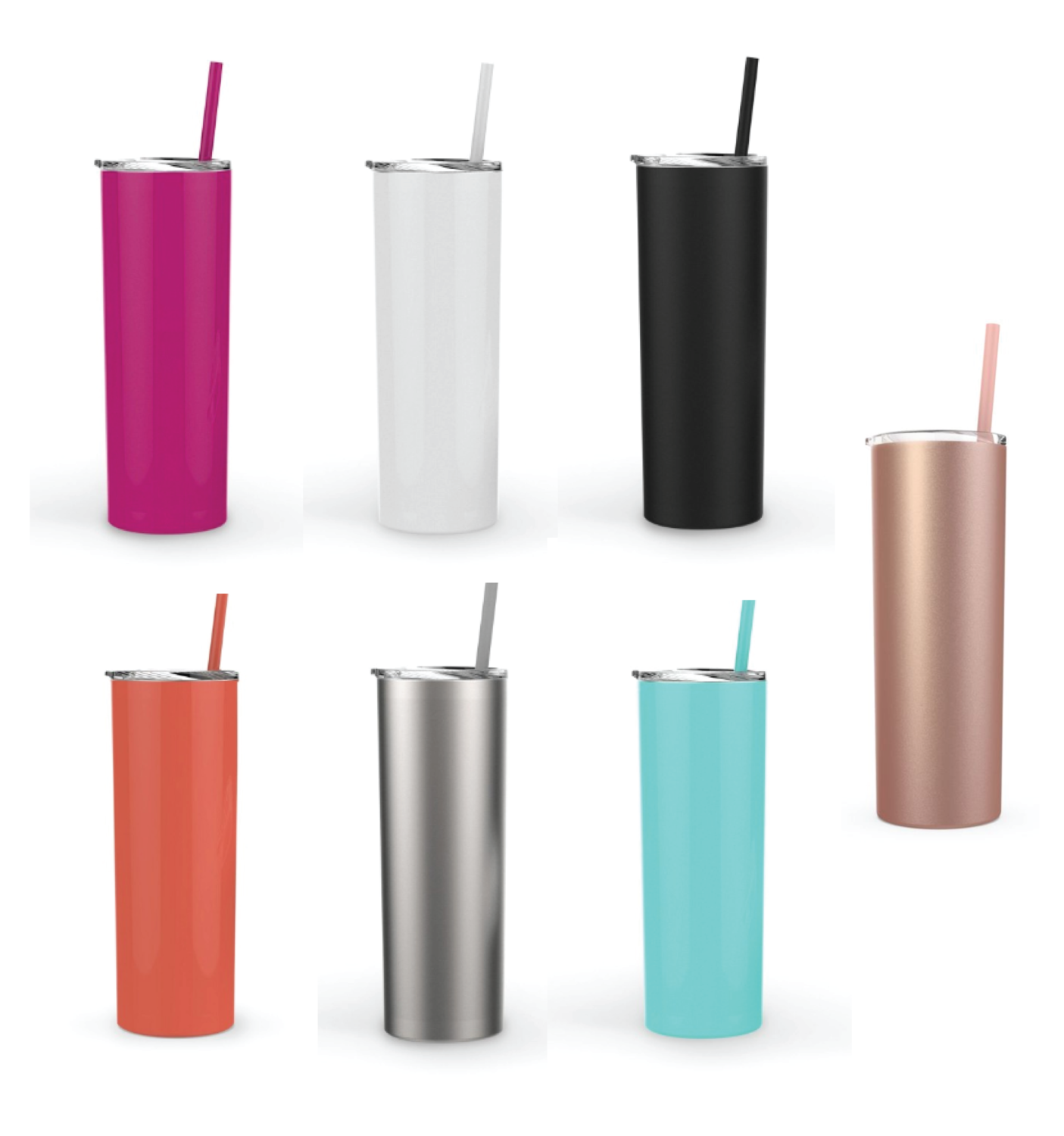 Custom Designs on Double Wall Steel Tumblers - Maars Skinny 20oz