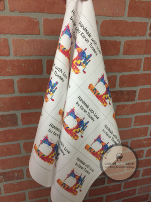 Custom Printed Fabric and Quilt Labels - 14"x16" Sheet