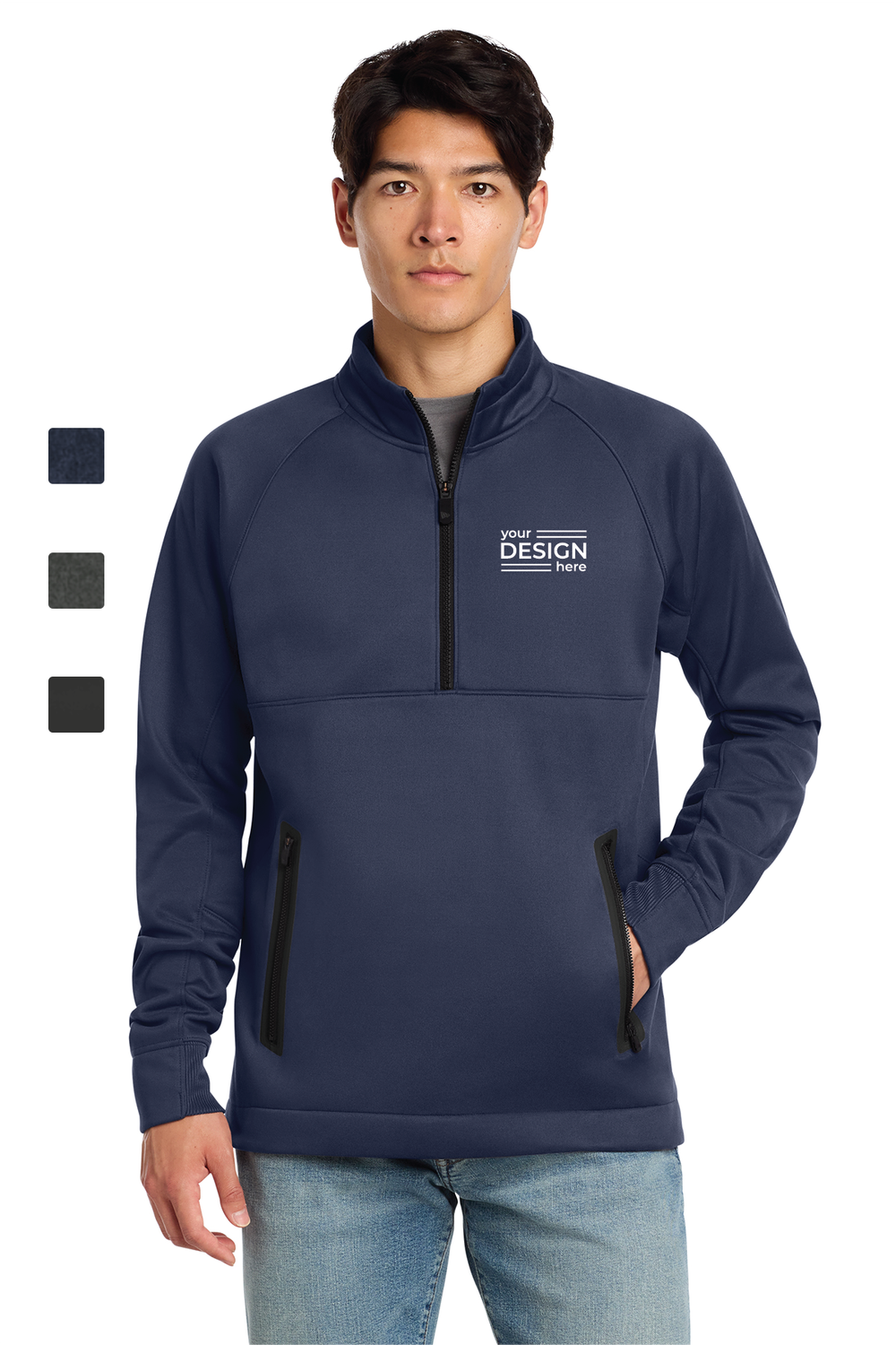 New Era Venue Fleece 1/4-Zip Pullover