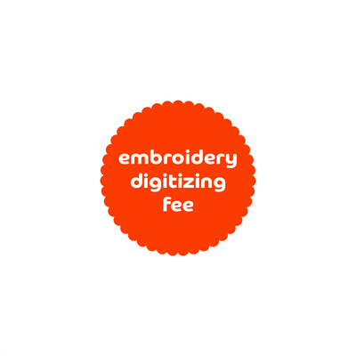 Logo Digitizing Fee for Embroidery