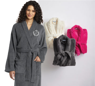 Port Authority Plush Microfleece Shawl Collar Robe