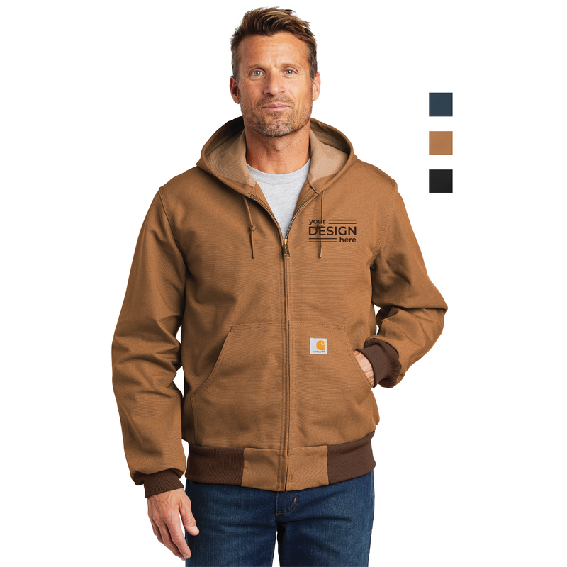 Custom Carhartt Thermal Lined Duck Active Jacket - Regular and Tall