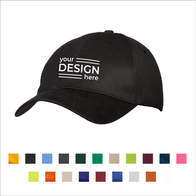 Port &amp; Company Six-Panel Twill Cap