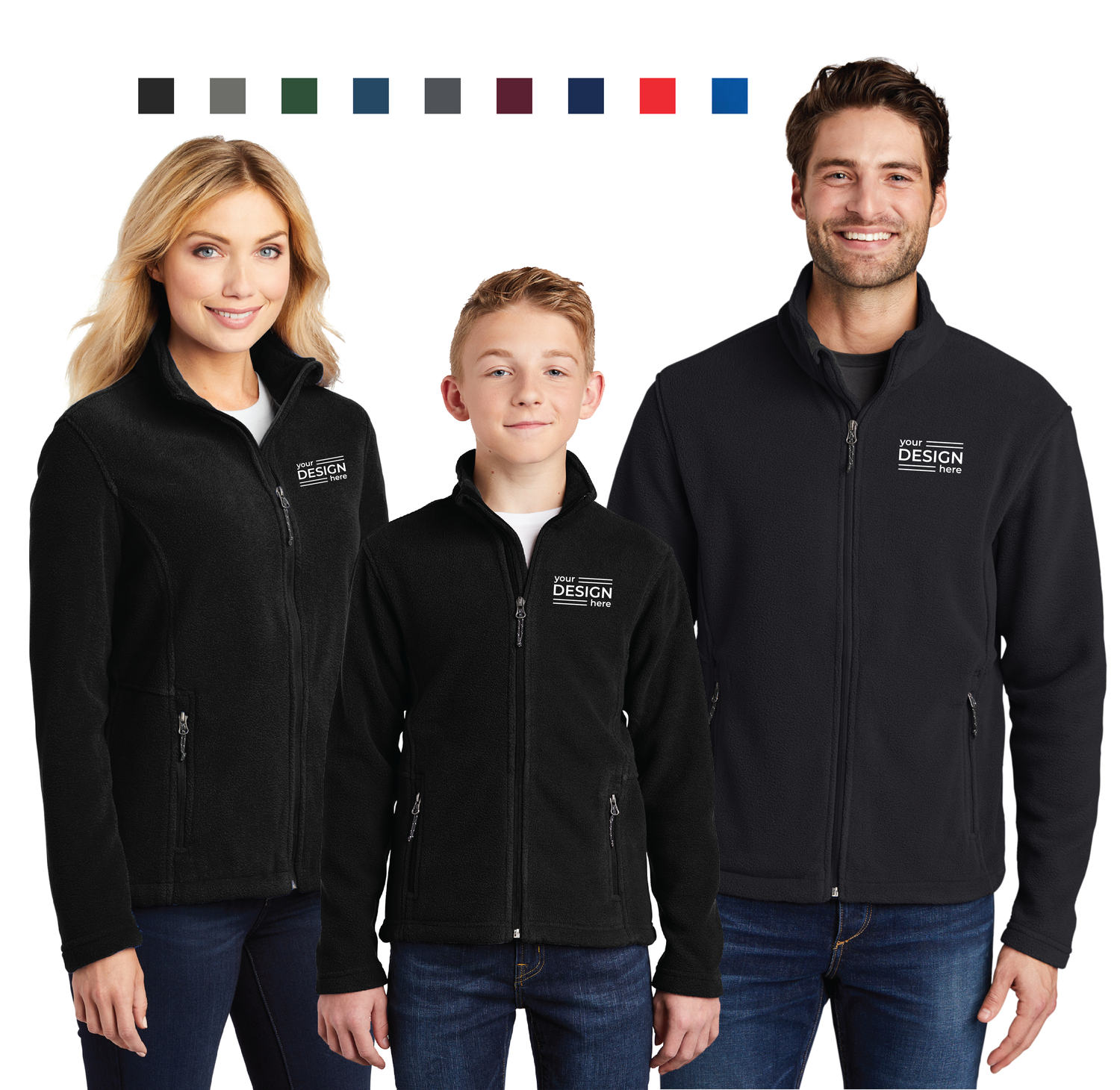 Port Authority Fleece Jacket - Men's, Ladies &amp; Youth