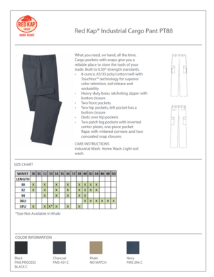 Red Kap Industrial Cargo Pant