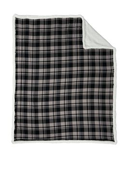 Port Authority Flannel Sherpa Blanket