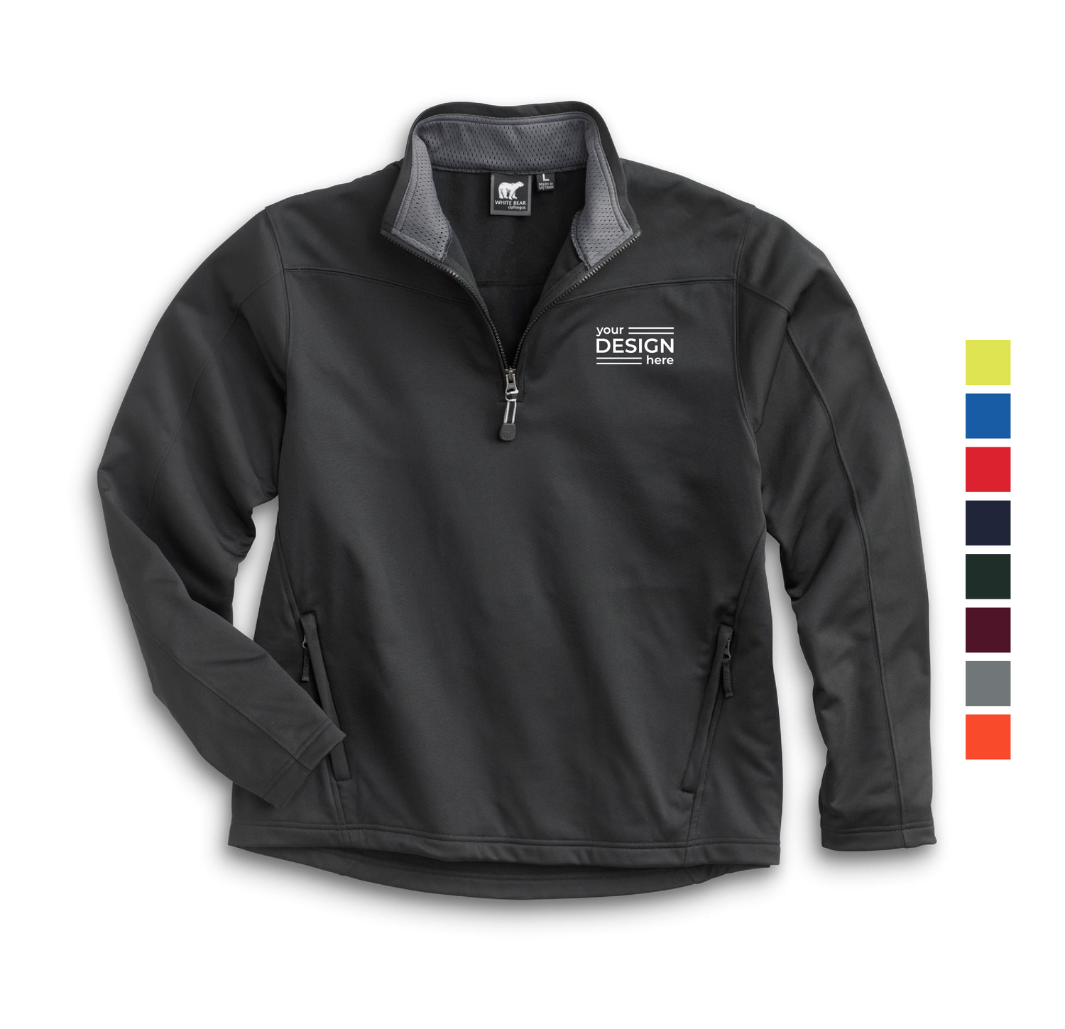 White Bear 1/4-Zip Performance Pullover