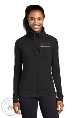 Sport-Tek Ladies Sport-Wick Stretch Full-Zip Jacket