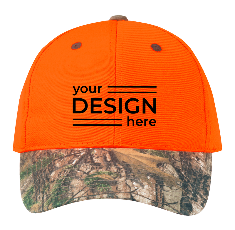 Port Authority Enhanced Visibility Cap with Camo Brim