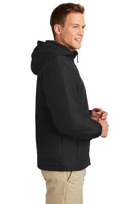 On Time Service Pros Port Authority Hooded Charger Jacket