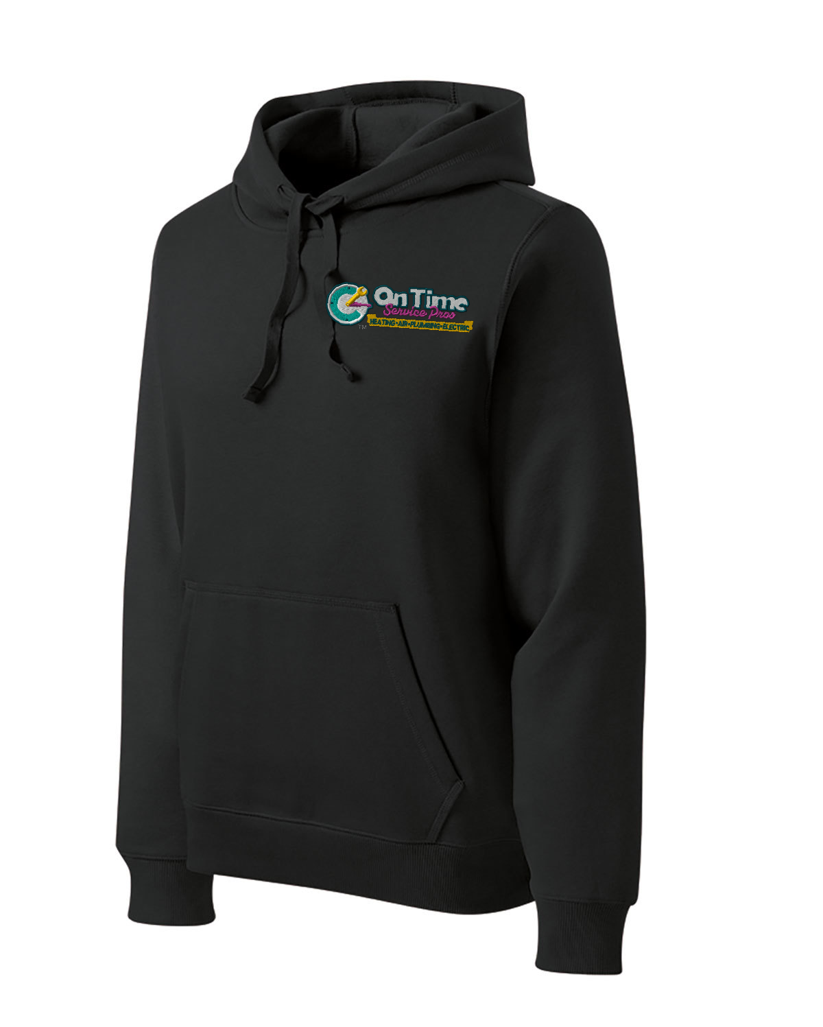 On Time Service Pros Sport-Tek Pullover Hoodie Sweatshirt