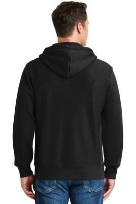 On Time Service Pros Sport-Tek Super Heavyweight Full-Zip Hoodie