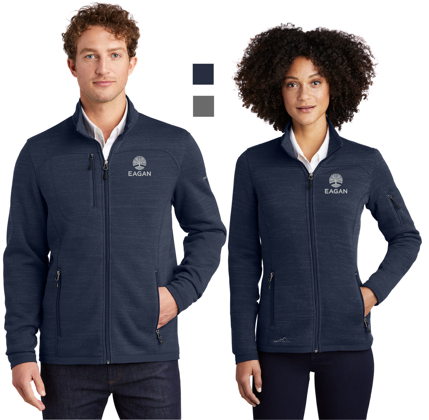 City of Eagan Eddie Bauer Sweater Fleece Full-Zip - Men's &amp; Ladies