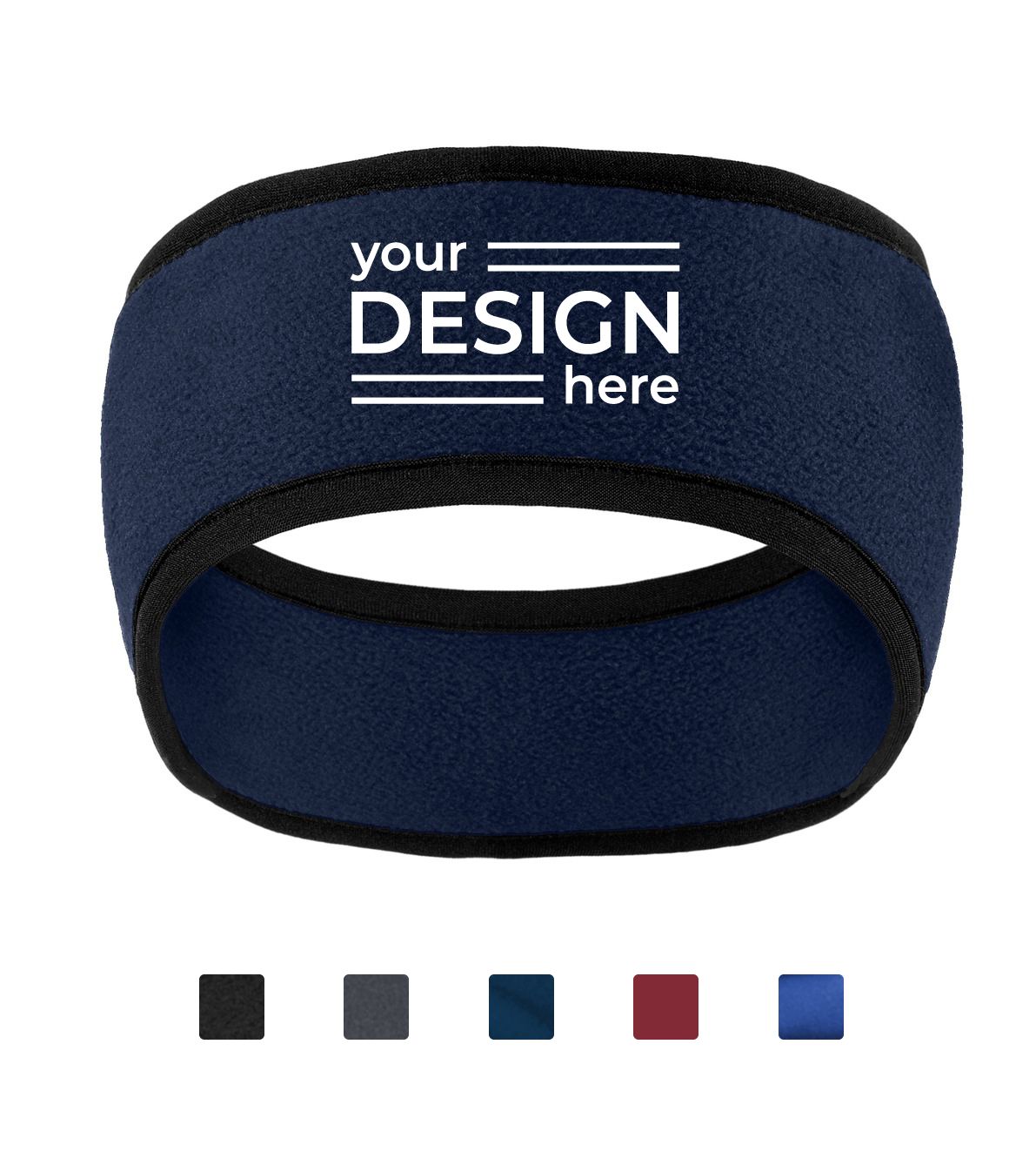 Port Authority Two-Color Fleece Headband