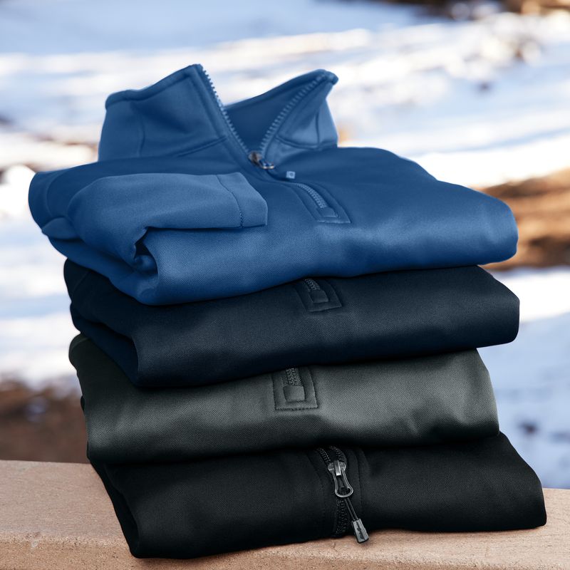 Eddie Bauer Smooth Mid Layer Fleece 1/2-Zip - Men's &amp; Ladies