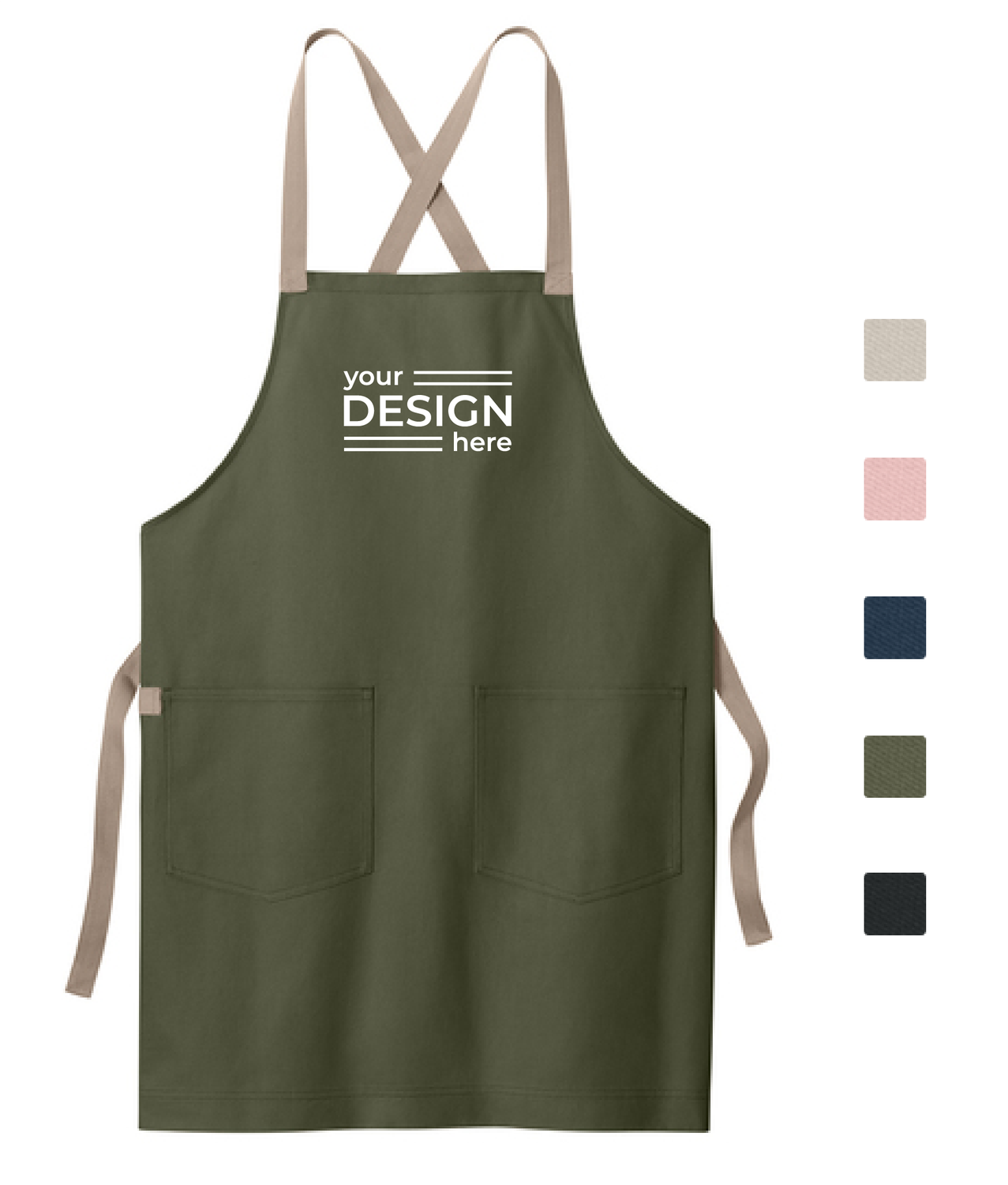 Port Authority Signature Heavy Twill Crossback Apron