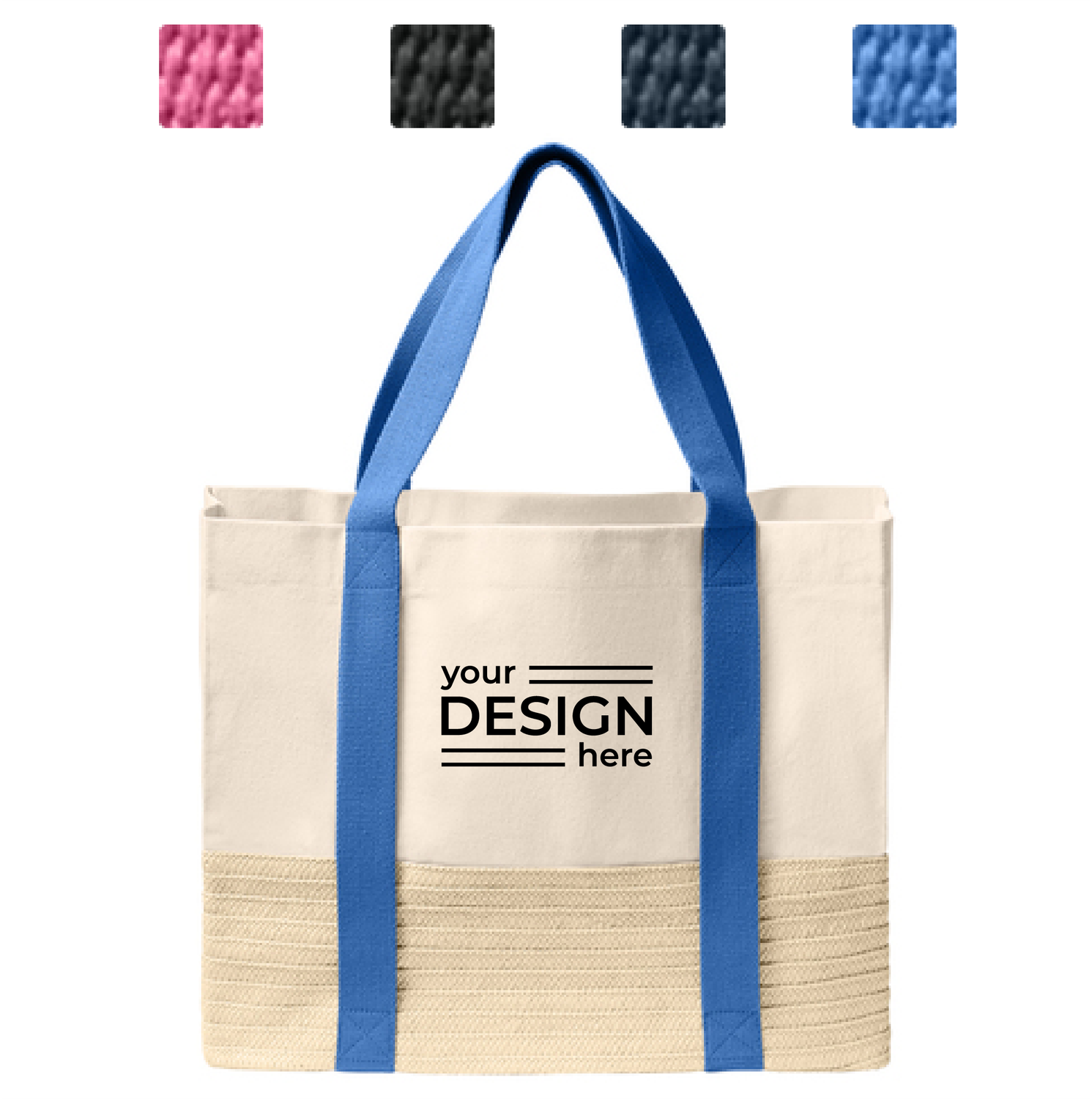 Port Authority Straw Market Tote