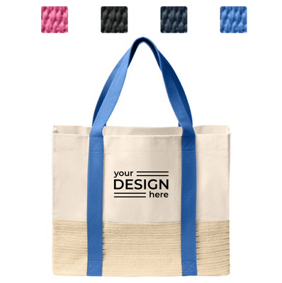 Port Authority Straw Market Tote