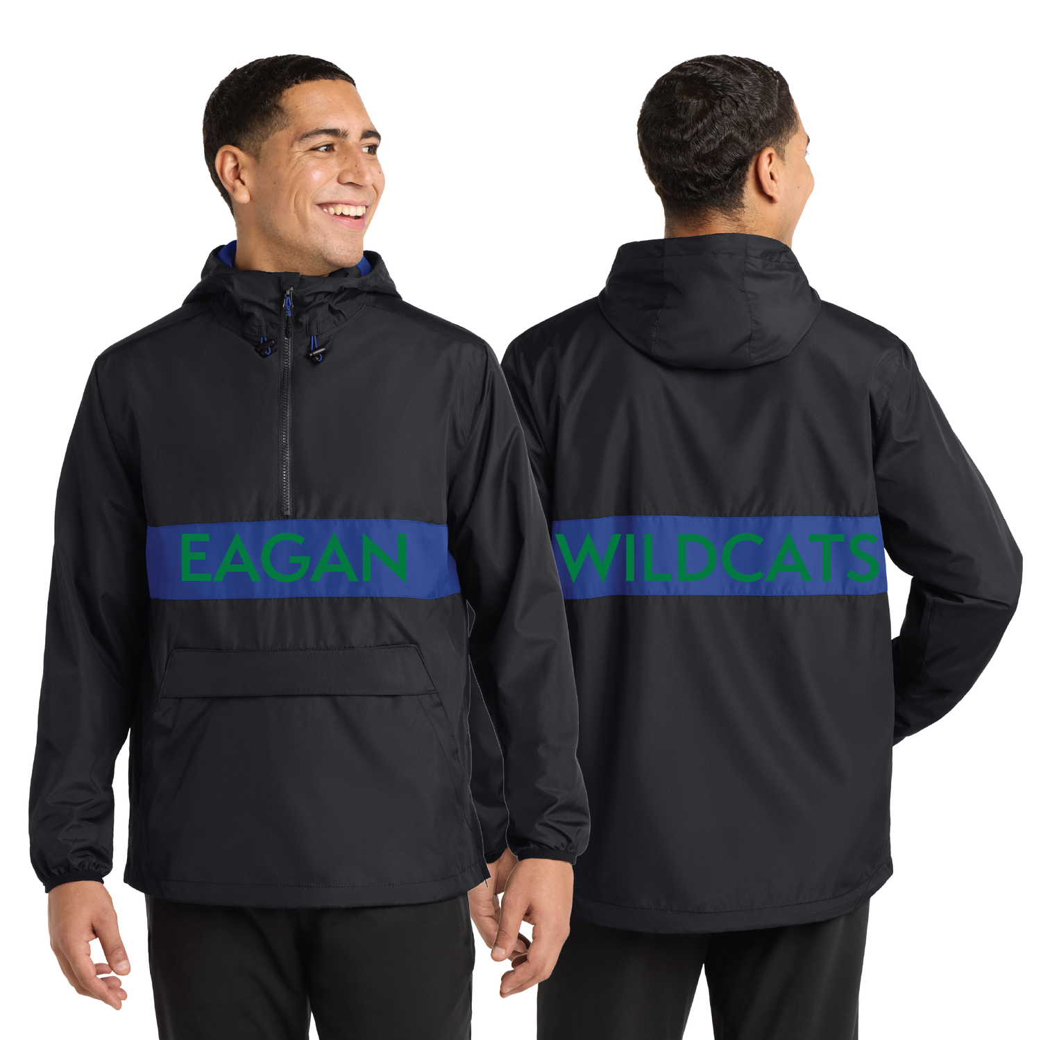 Eagan Wildcats Sport-Tek Zipped Pocket Anorak