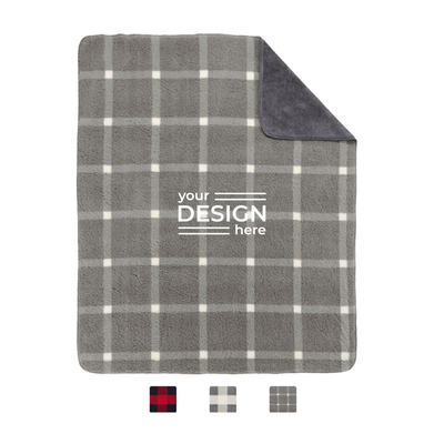 Port Authority Double-Sided Sherpa/Plush Blanket
