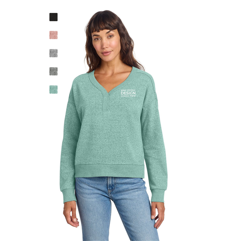 District Women’s Perfect Tri Fleece V-Neck Sweatshirt