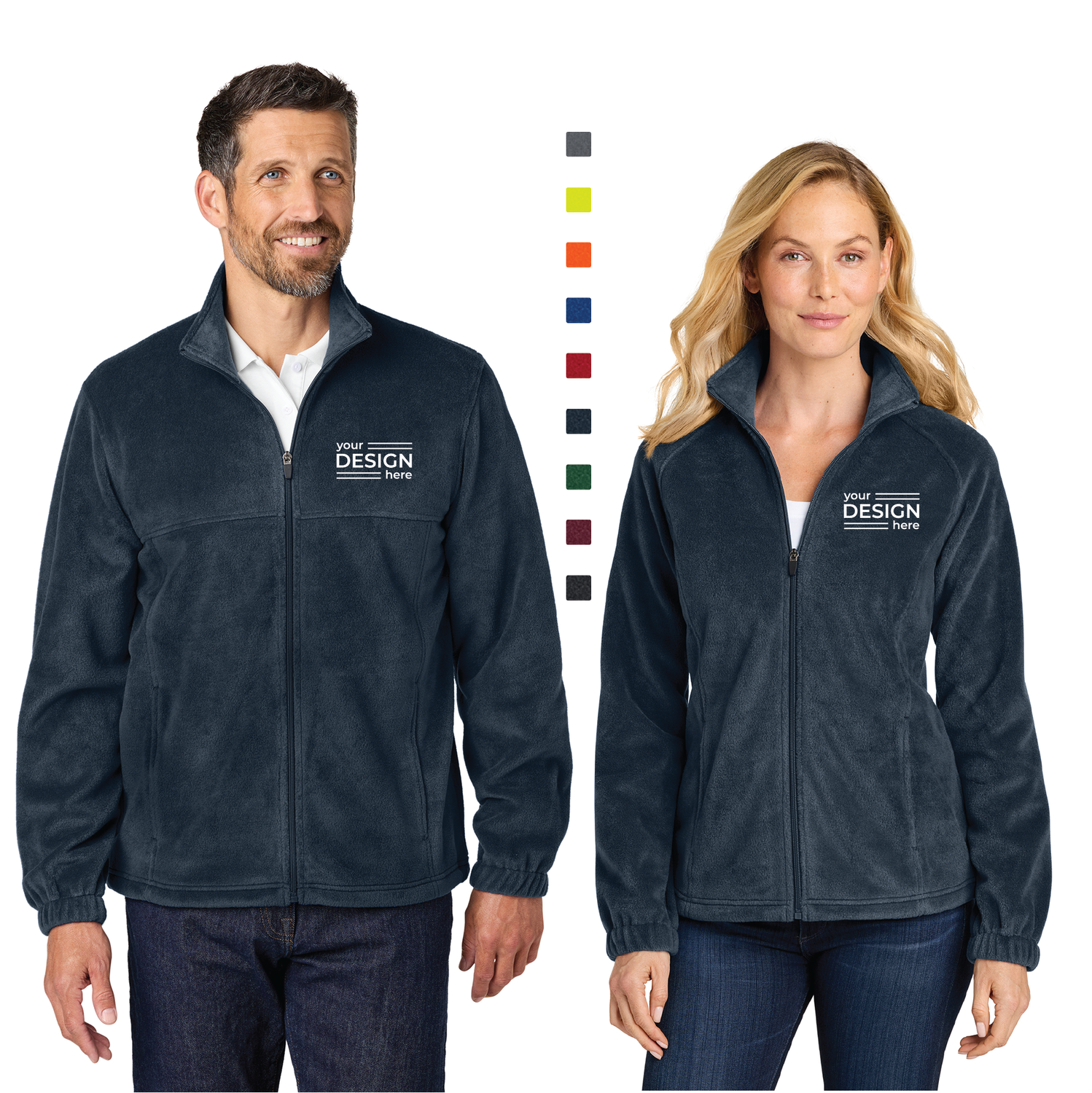 Port Authority Plush Fleece Full-Zip Jacket - Men's &amp; Ladies