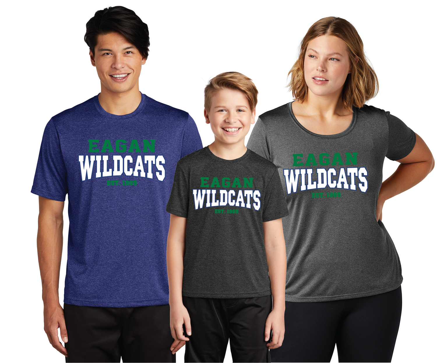 Eagan Wildcats Sport-Tek Heather Performance Tee