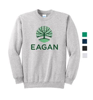 City of Eagan Port &amp; Co Essential Fleece Crewneck Sweatshirt - Regular &amp; Tall