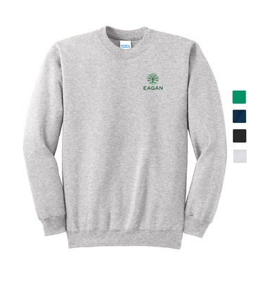 City of Eagan Port &amp; Co Essential Fleece Crewneck Sweatshirt - Regular &amp; Tall