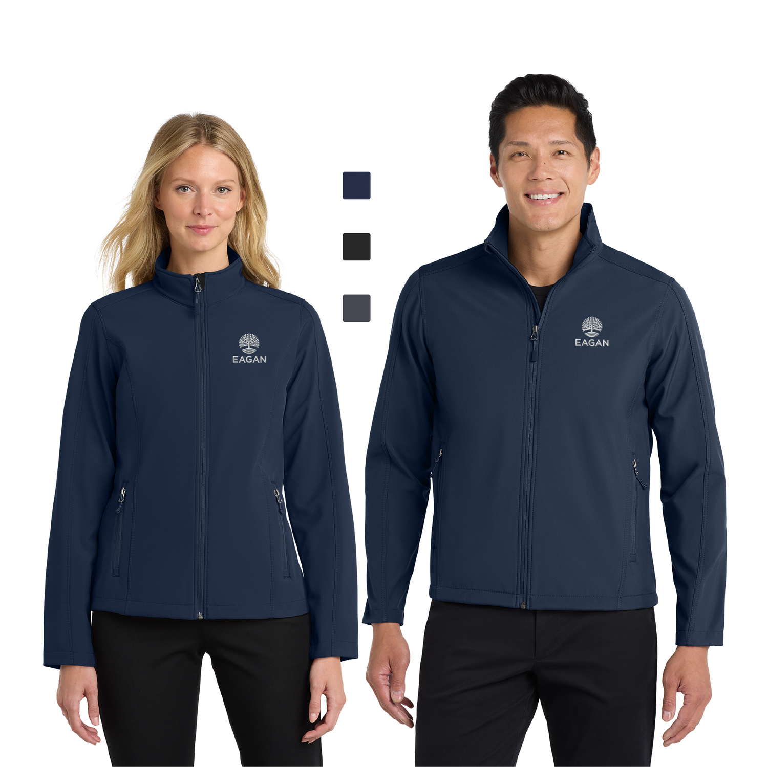 City of Eagan Port Authority Core Soft Shell Jacket - Men's Ladies &amp; Tall
