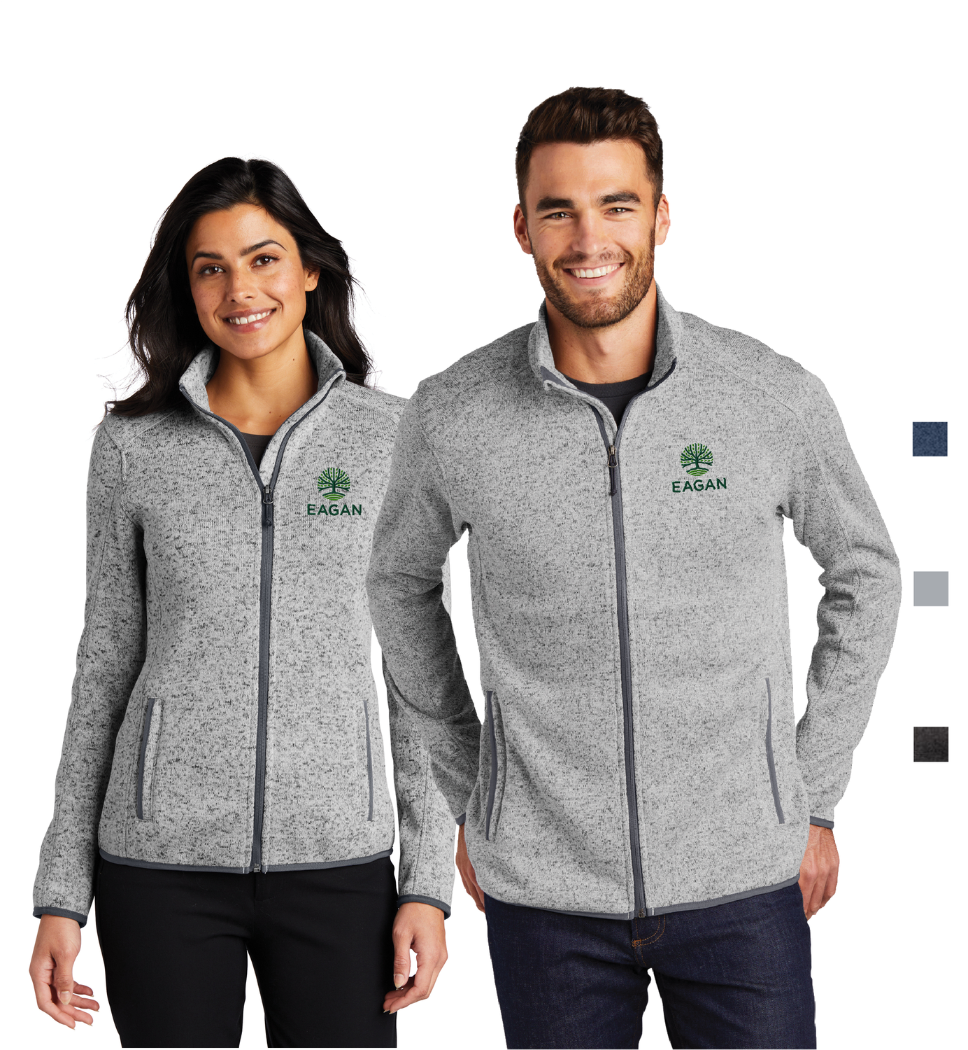 City of Eagan Port Authority Sweater Fleece Jacket - Men's &amp; Ladies