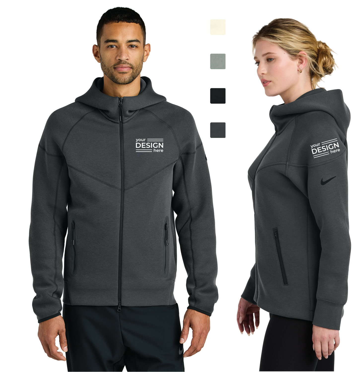 Nike Tech Fleece Full-Zip Hoodie - Men's &amp; Ladies