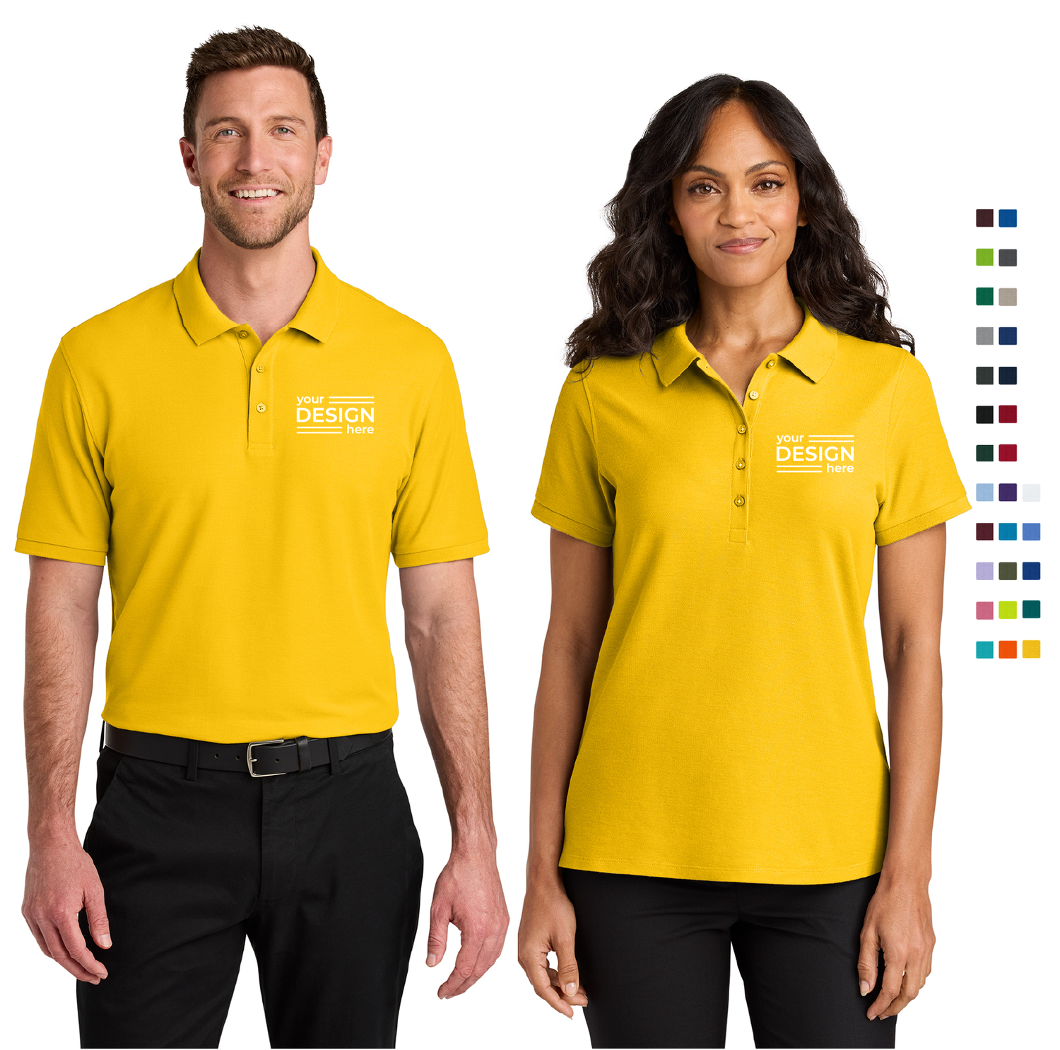 Port Authority Wearever Signature Pique Polo - Men's, Ladies &amp; Tall