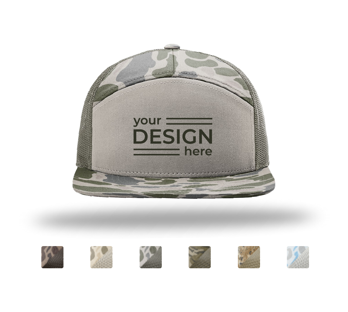 Richardson Printed 7-Panel Trucker