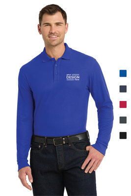 Port Authority Long Sleeve Core Classic Pique Polo