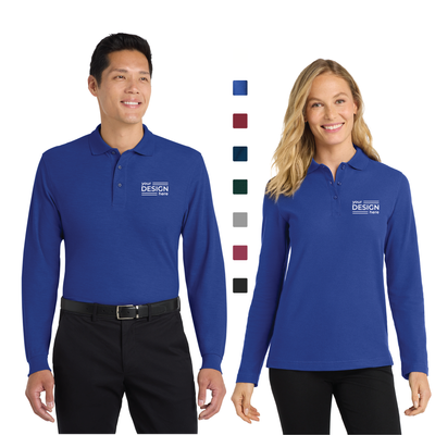 Port Authority Silk Touch Long Sleeve Polo