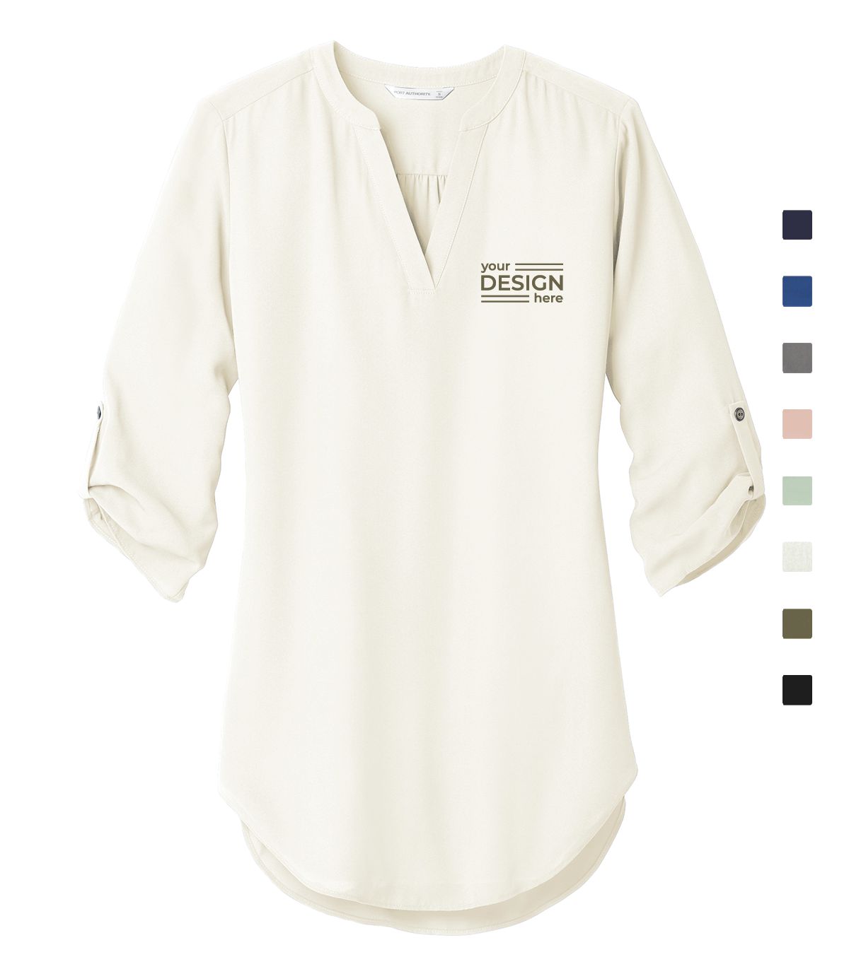 Port Authority Women's 3/4-Sleeve Tunic Blouse