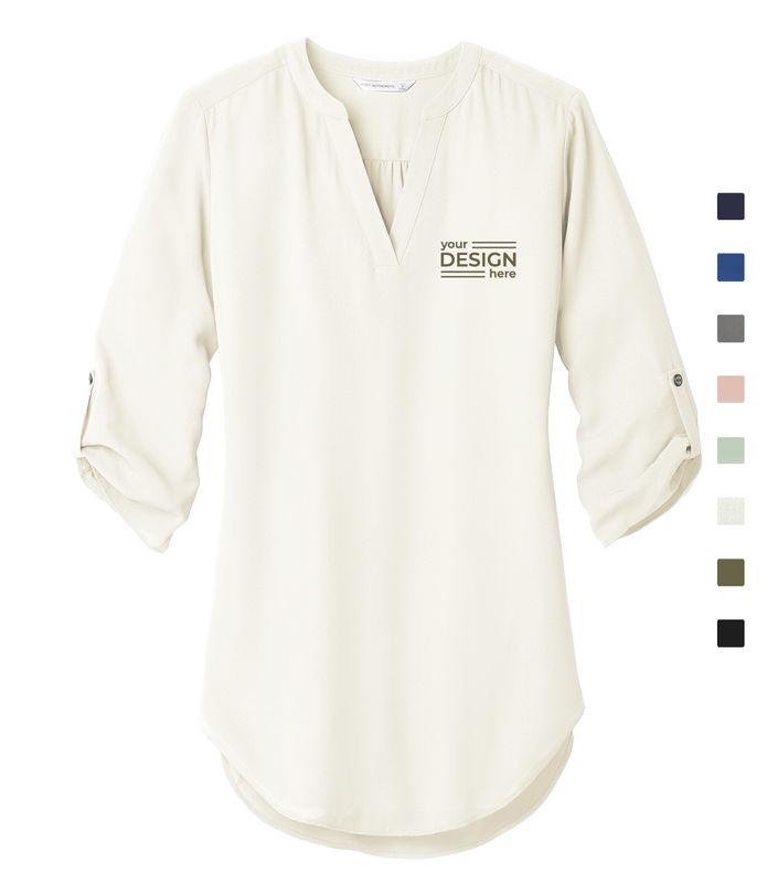 Port Authority Women's 3/4-Sleeve Tunic Blouse