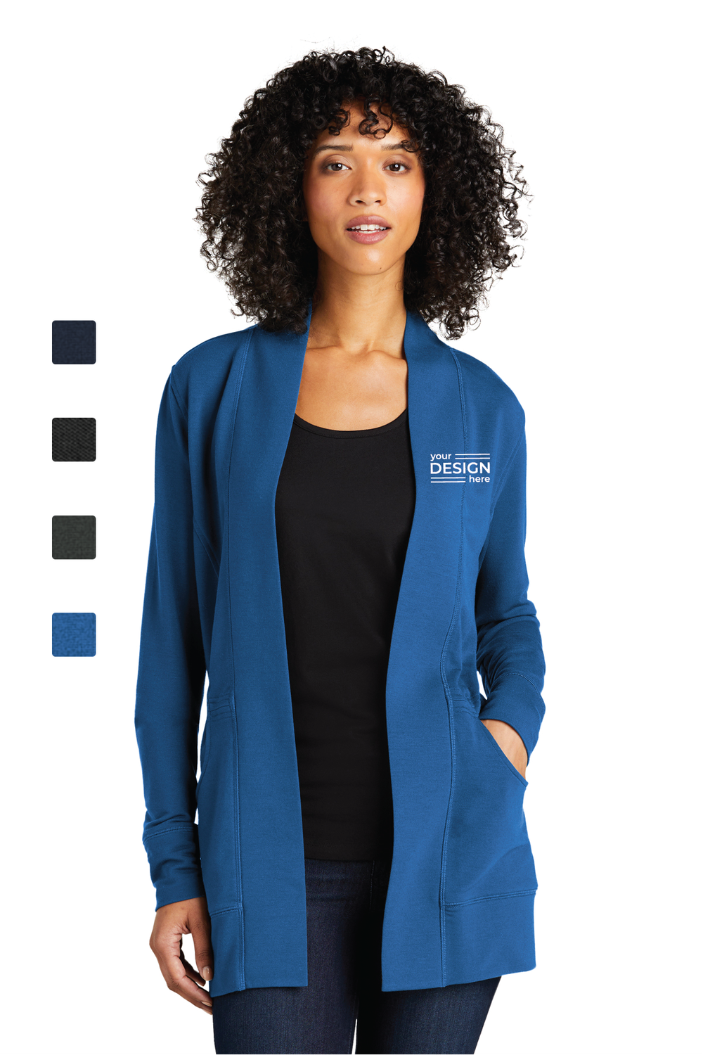 Port Authority Women's Microterry Cardigan