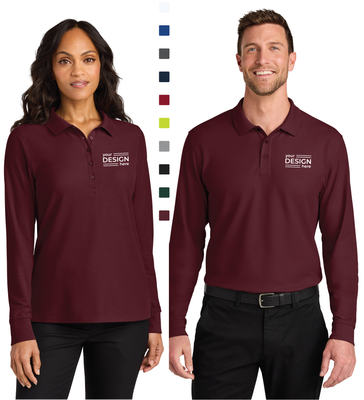 Port Authority Wearever Signature Pique Long Sleeve Polo