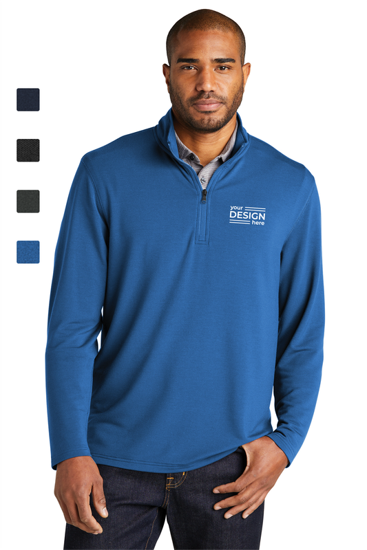 Port Authority Microterry 1/4-Zip Pullover