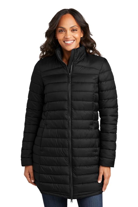 Port Authority Women's Horizon Puffy Long Jacket