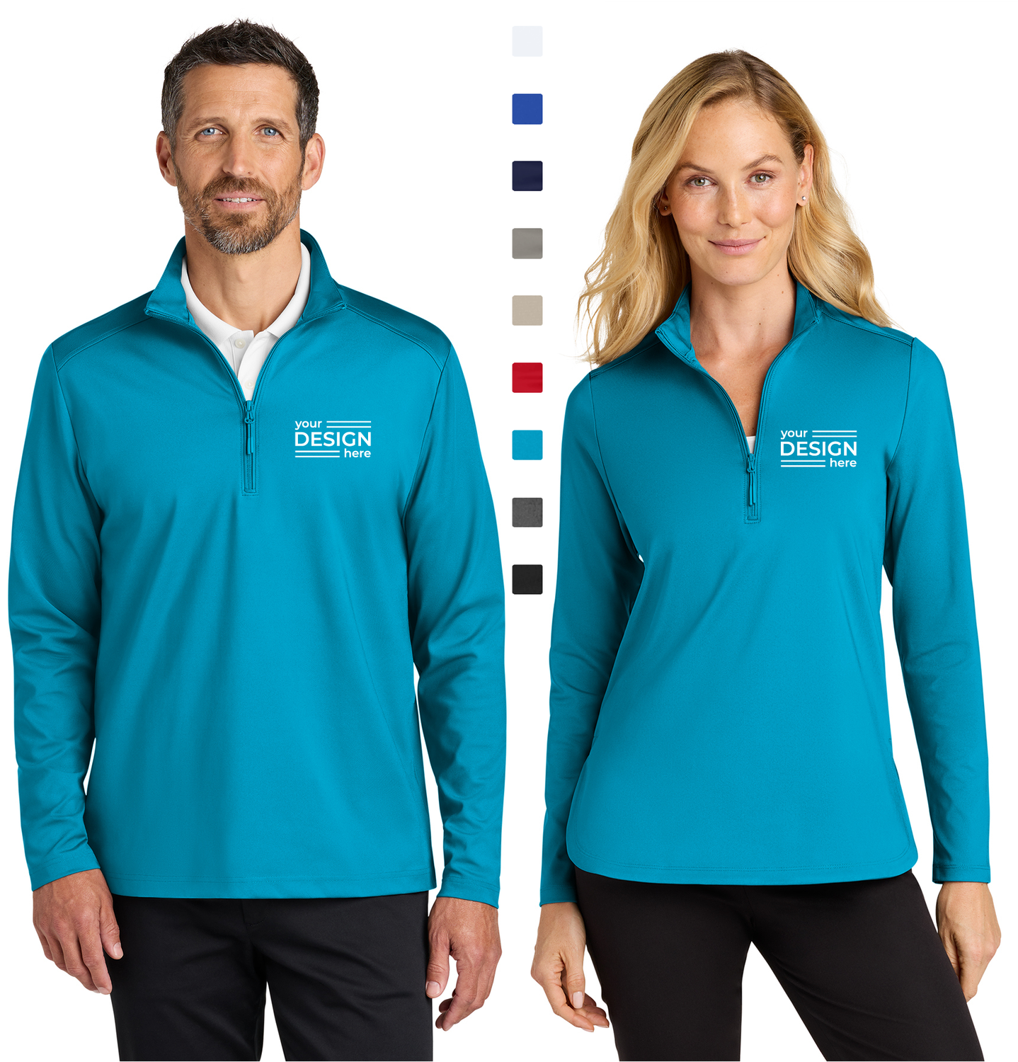 Port Authority C-FREE Double Knit 1/4-Zip