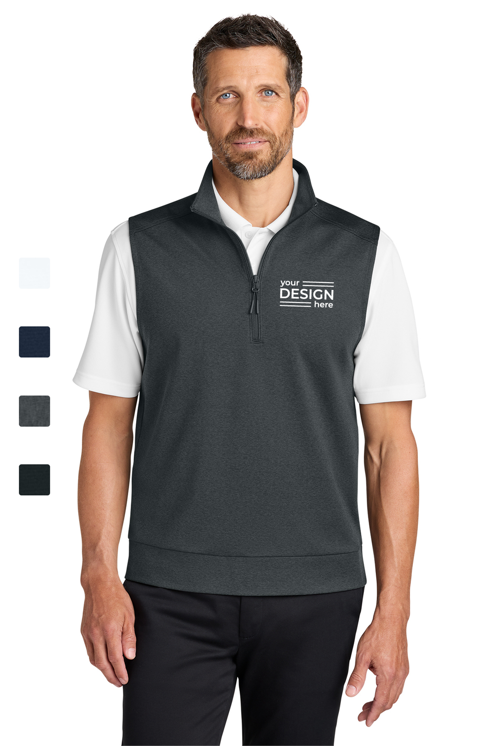 Port Authority C-FREE Double Knit 1/4-Zip Vest