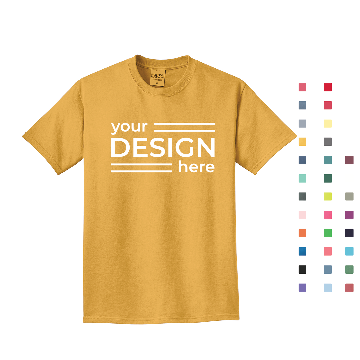 Port &amp; Co Beach Wash Garment-Dyed Tee