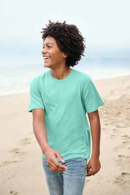 Port &amp; Co Youth Beach Wash Garment-Dyed Tee