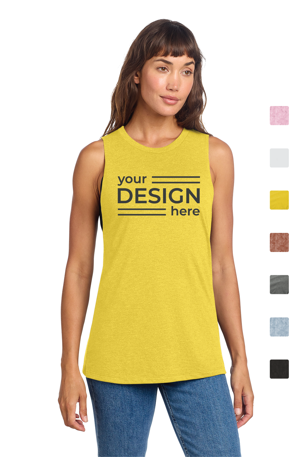 District Women's Perfect Tri Muscle Tank