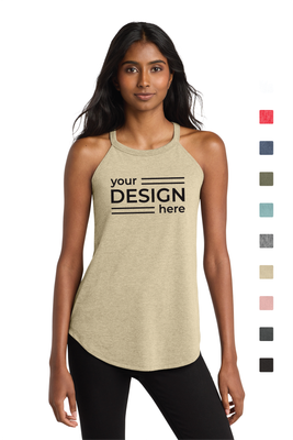 District   Women's Perfect Tri  Rocker Tank