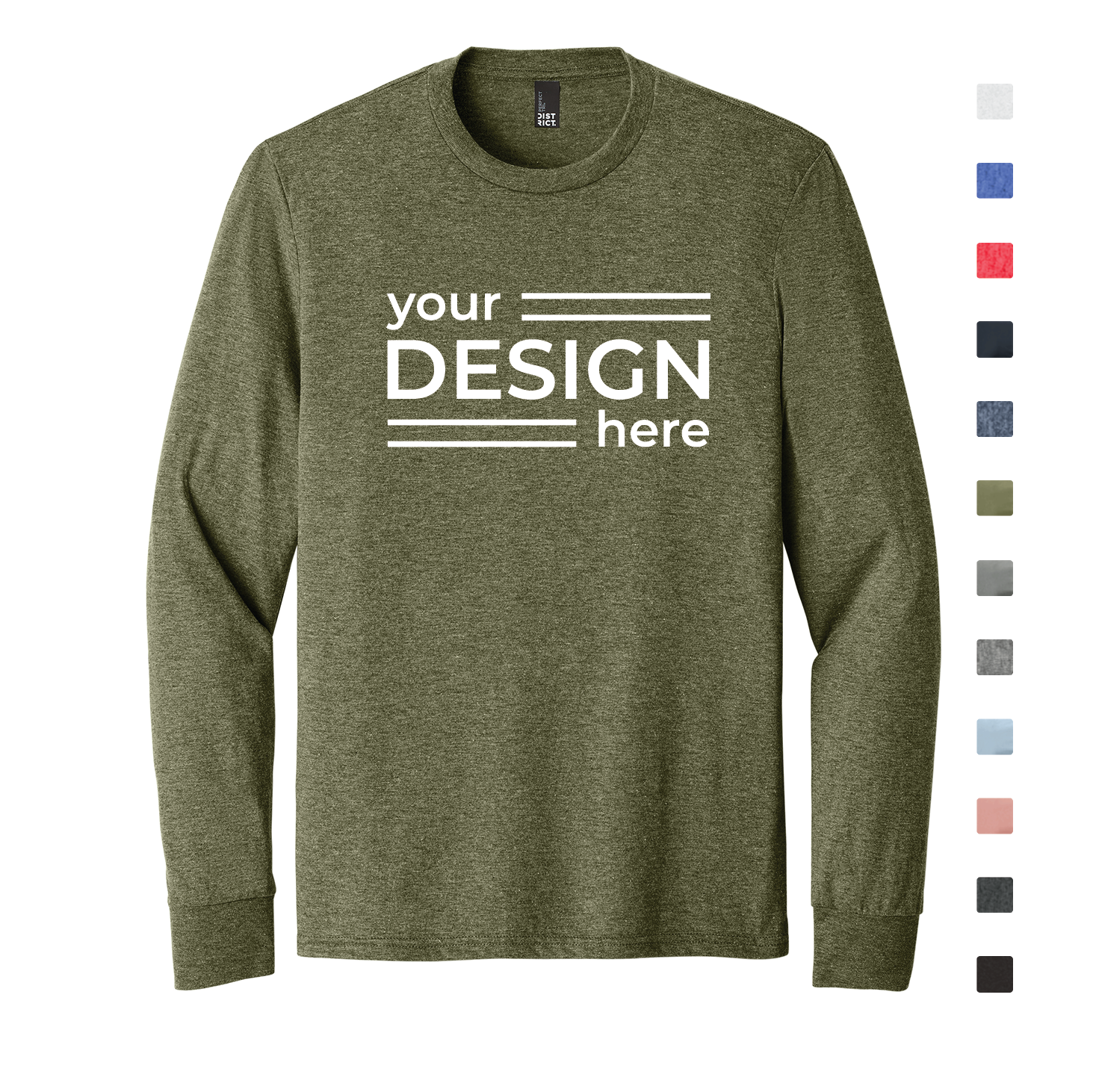 District Perfect Tri Long Sleeve Tee